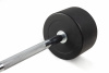 Штанга неразборная обрезиненная 45 кг. Прямой гриф. VictoryFit VF-DX4450
