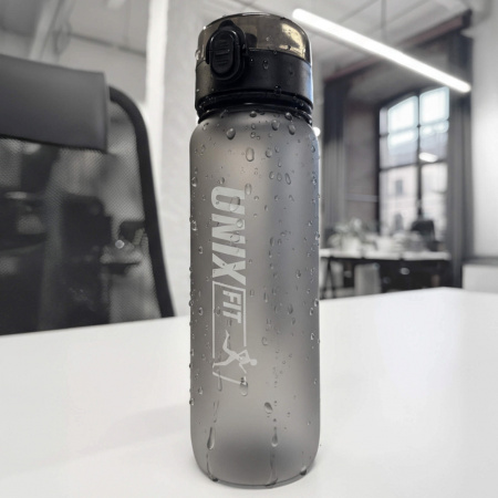 Спортивная бутылка для воды UNIX Fit Prime (1 л), Черная