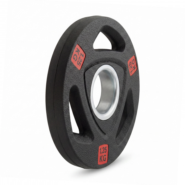 Диск 51 мм. NEO обрезиненный с 3-мя хватами 1,25 кг, VictoryFit VF-ST510125