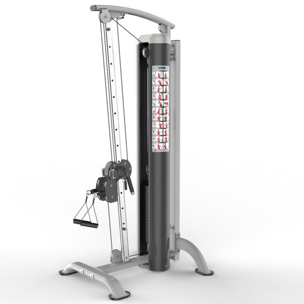 Тяга однопозиционная регулируемая Insight Fitness SC904+SC906
