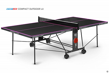 Стол теннисный Compact-2 LX Всепогодный Black