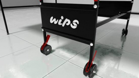 Теннисный стол всепогодный WIPS Roller Outdoor Composite 6 мм green